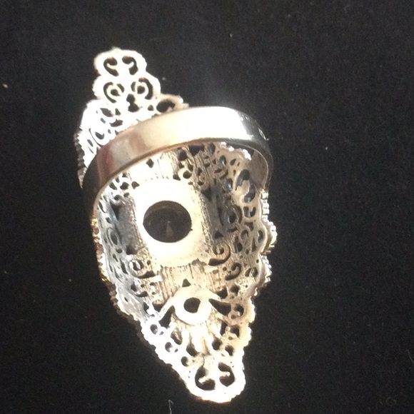 Treasure Of Morocco Genuine Amethyst, Peridot Ring - Picture 6 of 11